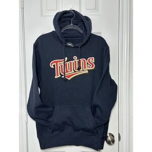 47 Minnesota Twins Navy Blue Pullover Hoodie Sweatshirt Men's Size Large